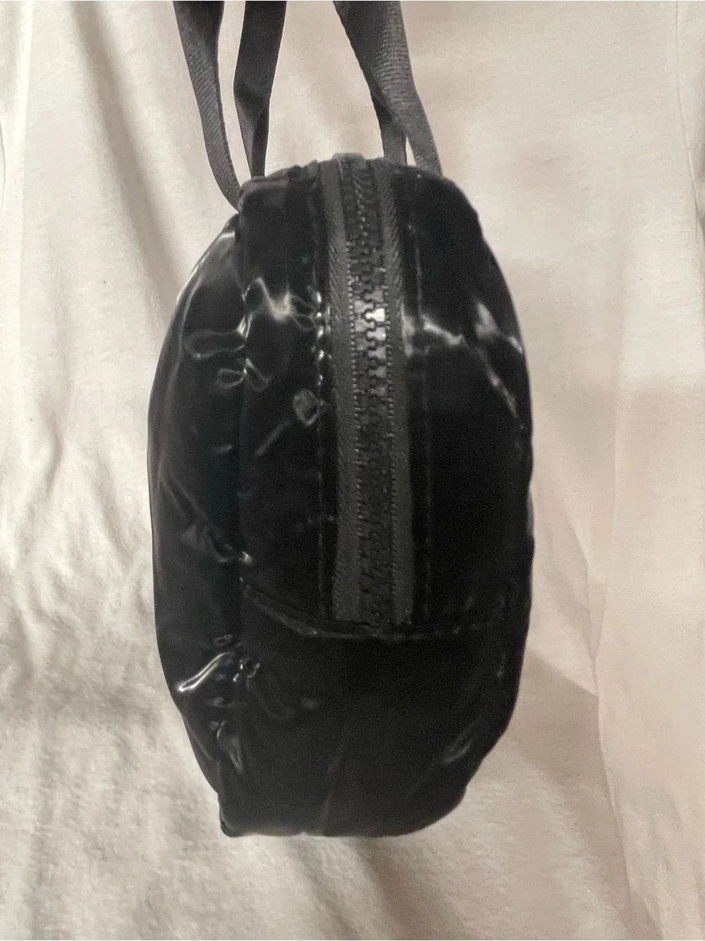 NWT CHANEL Black Logo Mini Makeup Cosmetics Tote Bag